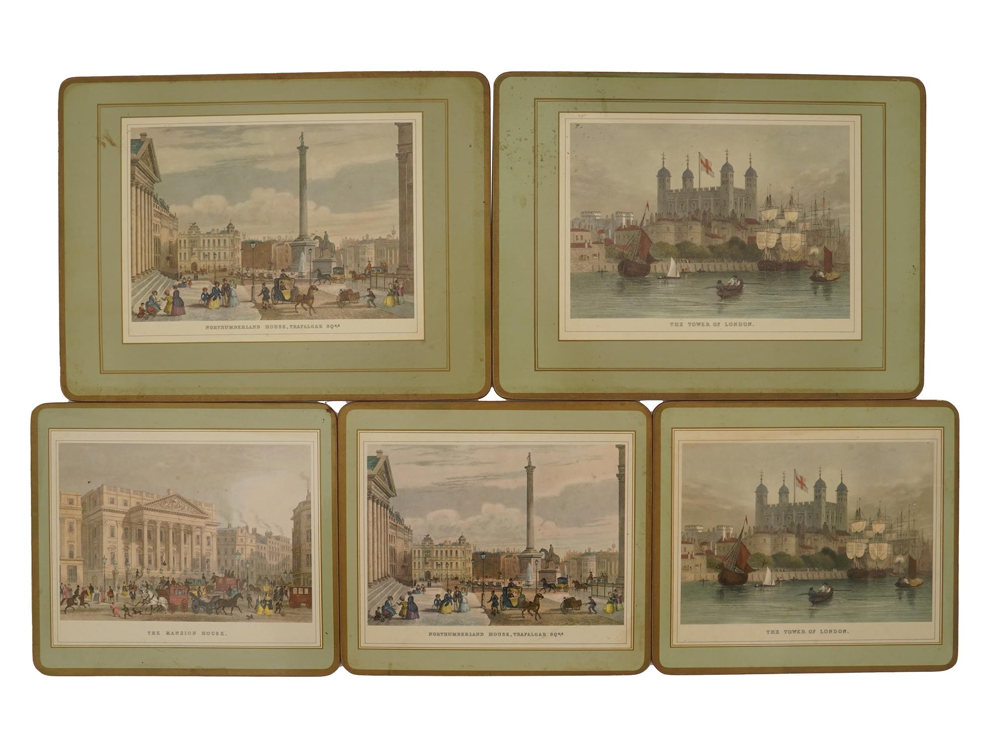 MID CENT COASTERS WITH LONDON ARCHITECTURE PRINTS PIC-1